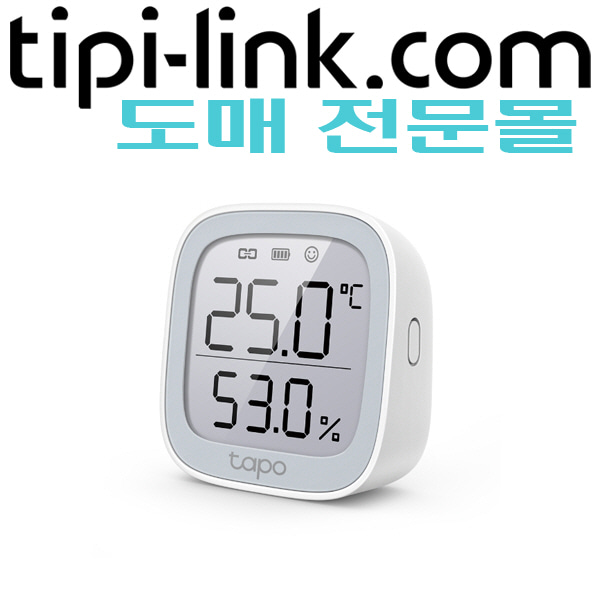 [티피링크 도매몰 tipi-link.com] [IoT 사물인터넷 자동화기기] Tapo T315 [스마트 온도 습도 모니터]